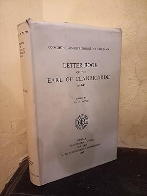 Imagen del vendedor de Letter-book of the Earl of Clanricarde 1643-47 a la venta por Temple Bar Bookshop