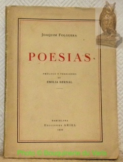 Seller image for Poesias. Prologo y versiones de Emilia Bernal. Presentacion de Alfons Maseras. for sale by Bouquinerie du Varis