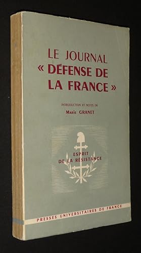 Seller image for Le Journal "Dfense de la France" for sale by Abraxas-libris