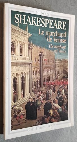 Bild des Verkufers fr Le marchand de Venise. Texte original. Traduction de Jean Grosjean. Prface par John Russel Brown. Notice par R.G. Cox. zum Verkauf von Librairie Pique-Puces