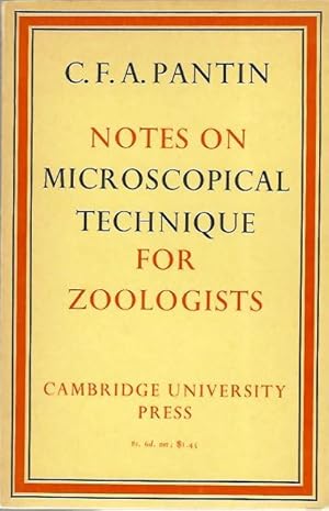 Notes on Microscopical Technique for Zoologists