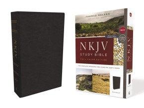 NKJV Study Bible, Leathersoft, Black, Full-Color, Comfort Print: The Complete Resource for Studyi...