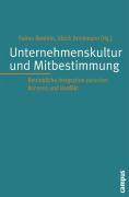 Seller image for Unternehmenskultur und Mitbestimmung for sale by moluna