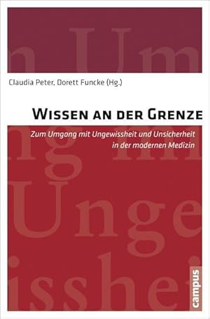 Bild des Verkufers fr Wissen an der Grenze zum Verkauf von moluna