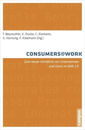 Bild des Verkufers fr consumers@work zum Verkauf von moluna