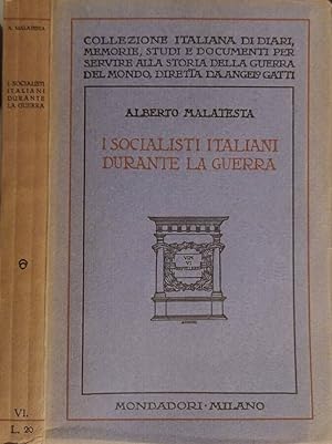 Bild des Verkufers fr I Socialisti italiani durante la guerra zum Verkauf von Biblioteca di Babele