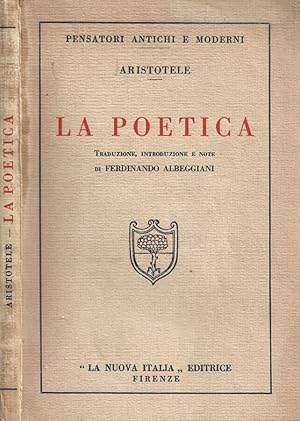 Bild des Verkufers fr La poetica zum Verkauf von Biblioteca di Babele
