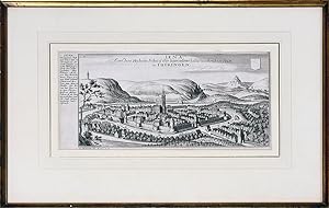 Jena. Eine dero Hohen Schuel oder Universitaet halber weitberühmte Statt in Thüringen. [1721]. [O...