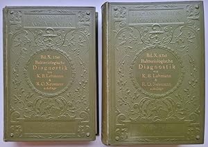 Immagine del venditore per Atlas und Grundriss der Bakteriologie und Lehrbuch der speziellen Bakteriologischen Diagnostik. Teil I: Atlas u. Teil II: Text. Lehmanns medizin. Handatlanten Band X. venduto da Antiquariat Kunsthaus-Adlerstrasse