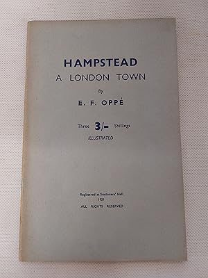 Bild des Verkufers fr Hampstead: A london Town zum Verkauf von Cambridge Rare Books