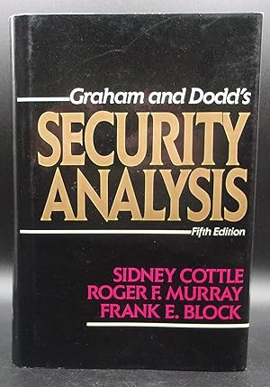 Seller image for Graham and Dodd's SECURITY ANALYSIS for sale by BOOKFELLOWS Fine Books, ABAA