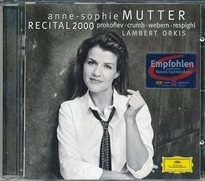Bild des Verkufers fr ANNE-SOPHIE MUTTER - RECITAL 2000. Prokofiev, Crumb, Webern, Respighi. Lambert Orkis, Piano. zum Verkauf von ANTIQUARIAT ERDLEN