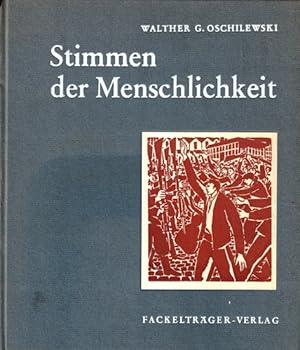 Image du vendeur pour Stimmen der Menschlichkeit: Kunstler Mahnen mis en vente par LEFT COAST BOOKS