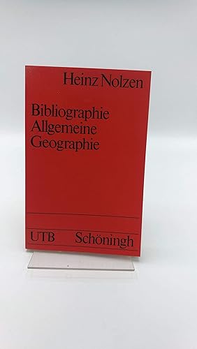 Image du vendeur pour Bibliographie allgemeine Geographie Grundlagenliteratur der Geographie als Wissenschaft mis en vente par Antiquariat Bcherwurm