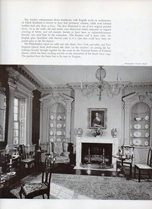 Bild des Verkufers fr LAMINA V18832: The Palladian Room of Gunston Hall in Lorton, Virginia zum Verkauf von EL BOLETIN