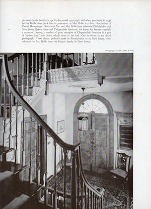 Bild des Verkufers fr LAMINA V18875: The Stair Hall of Pont Reading in Ardmore, Pennsylvania zum Verkauf von EL BOLETIN