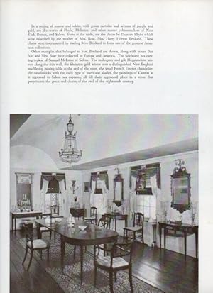 Bild des Verkufers fr LAMINA V18858: The Dining Room of House at Oyster Bay in Long Island, New York zum Verkauf von EL BOLETIN