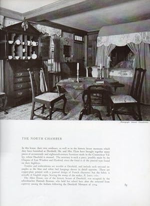Bild des Verkufers fr LAMINA V18833: The North Chamber of The Allen House in Deerfield, Massachussetts zum Verkauf von EL BOLETIN