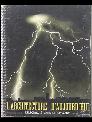 Seller image for L'ARCHITECTURE D'AUJOURD'HUI n7 1936 ELECTRICITE, ECLAIRAGE, LUMINAIRE for sale by Librairie Histoires d'arts