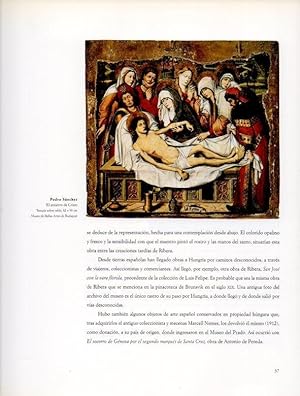 Bild des Verkufers fr LAMINA V18174: El entierro de Cristo por Pedro Sanchez zum Verkauf von EL BOLETIN
