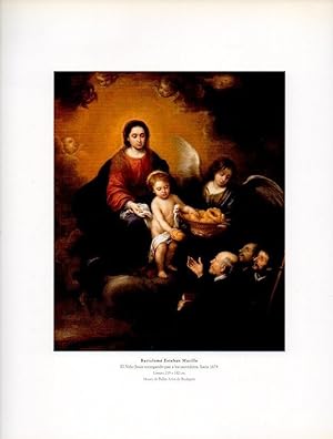 Image du vendeur pour LAMINA V18167: El Nio Jesus entregando pan a los sacerdotes por Murillo mis en vente par EL BOLETIN