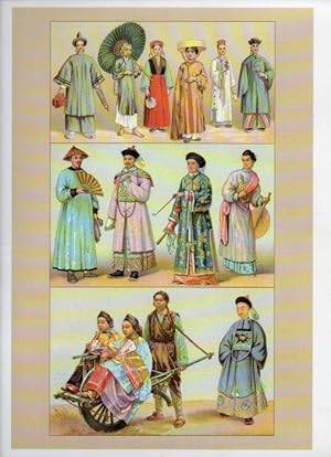 Bild des Verkufers fr LAMINA V18347: The 19th Century antique civilizations. China. Manchu -Chinase - Mandarins zum Verkauf von EL BOLETIN