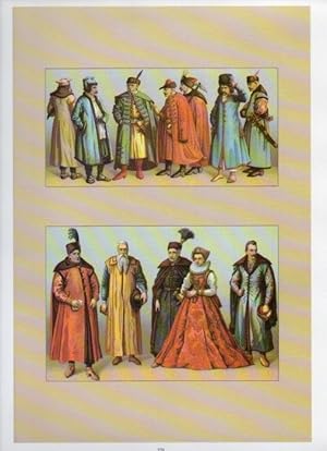 Bild des Verkufers fr LAMINA V18443: Traditional costumes of the 1880s. Poland. Buttons and boots zum Verkauf von EL BOLETIN