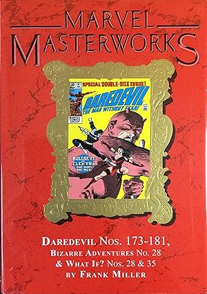 Bild des Verkufers fr MARVEL MASTERWORKS Vol. 325 (Gold Foil Variant) DAREDEVIL Nos. 173 - 181, Bizarre Adventures No. 28 & What If? Nos. 28 & 35 zum Verkauf von OUTSIDER ENTERPRISES