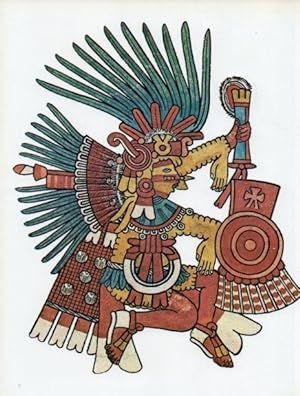 Imagen del vendedor de LAMINA V18265: Dios azteca de la guerra pintado en el codice Borbonicus a la venta por EL BOLETIN
