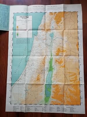 Palestine to-day. An-up-to-date map of the Holy land. Prepared by D. Benvenisti M. A. and B. Lury...