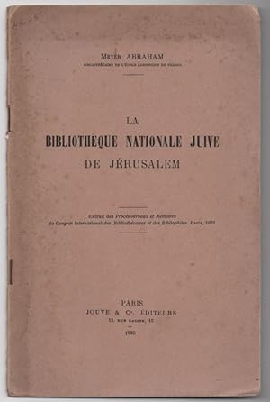 La Bibliothèque nationale juive de Jérusalem.