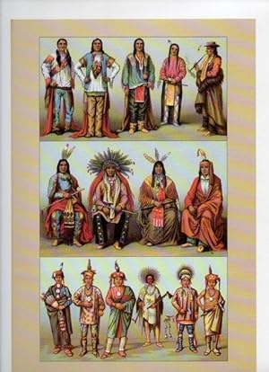 Seller image for LAMINA V18342: The 19th Century antique civilizations. North American Indians: Yutes - Sioux - Jowa for sale by EL BOLETIN