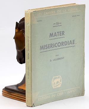 Bild des Verkufers fr Mater Misericordiae zum Verkauf von Arches Bookhouse
