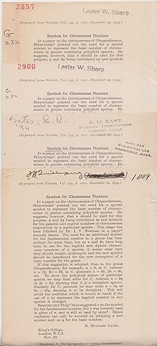 Bild des Verk�ufers f�r Symbols for Chromosome Numbers zum Verkauf von Robinson Street Books, IOBA