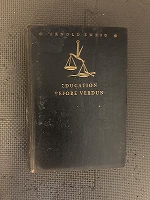 Image du vendeur pour Education Before Verdun mis en vente par Cragsmoor Books