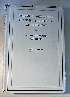 Immagine del venditore per Essays & addresses on the philosophy of religion. Second series venduto da RightWayUp Books