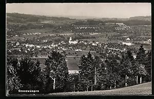 Ansichtskarte Grosswangen, Panoramablick vom Berg aus