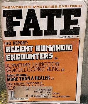 Fate The World's Mysteries Explored March 1978 Vol. 31 No 3 Issue 336