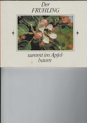 Der Frühling summt im Apfelbaum. Ein Pappbilderbuch mit Text von Alfred Könner und Farbfotos von ...