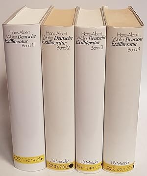 Deutsche Exilliteratur 1933-1950 (KONVOLUT aus 4 Bänden) - Bd.1,1: Die Mentalität der Weimardeuts...