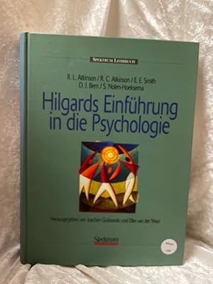 Bild des Verkufers fr Hilgards Einfhrung in die Psychologie: Herausgegeben von Joachim Grabowski und Elke van der Meer Herausgegeben von Joachim Grabowski und Elke van der Meer zum Verkauf von Antiquariat Jochen Mohr -Books and Mohr-