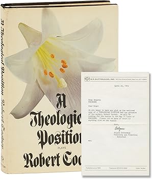 Image du vendeur pour A Theological Position (First Edition, Review Copy) mis en vente par Royal Books, Inc., ABAA