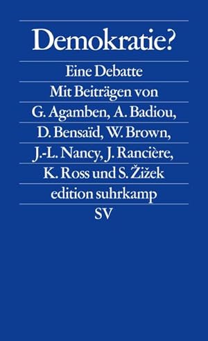 Seller image for Demokratie? : Eine Debatte for sale by AHA-BUCH GmbH