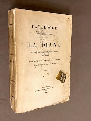 Catalogue de la bibliothèque de La Diana. Société archéologique du Forez.