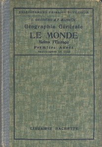 Géographie générale Le monde moins l'Europe et les Colonies européennes