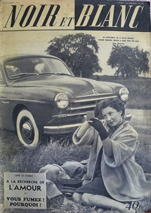 NOIR ET BLANC [No 345] du 03/10/1951 - VIVIANE ROMANCE - A LA RECHERCHE DE L'AMOUR - VOUS FUMEZ P...