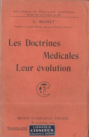 Seller image for Les Doctrines Mdicales Leur Evolution for sale by Librairie L'Amour du Livre