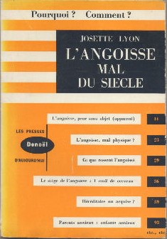 L'angoisse mal du siècle