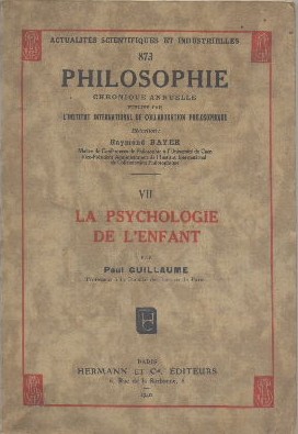 La psychologie de l'enfant , dans la série Philosophie, chronique annuelle publiée par L'institut...