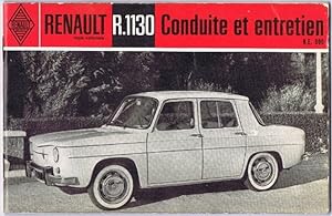 Votre Renault R 8 major, R 1130 Conduite et entretien